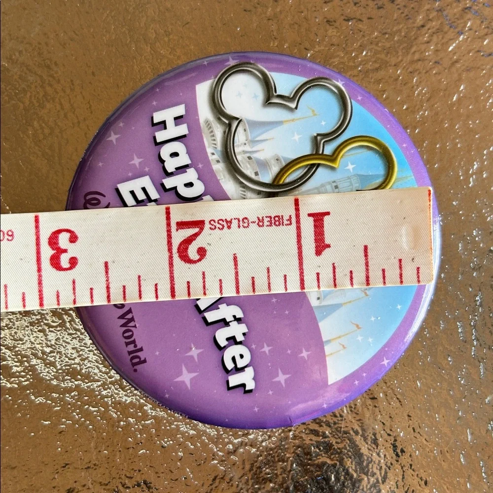 Disney Happily Ever After pin Button anniversary engagement pinback